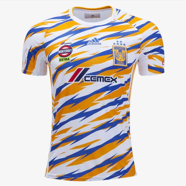 Camiseta Tigres de la UANL Tercera equipación 2019-2020 Blanco Amarillo